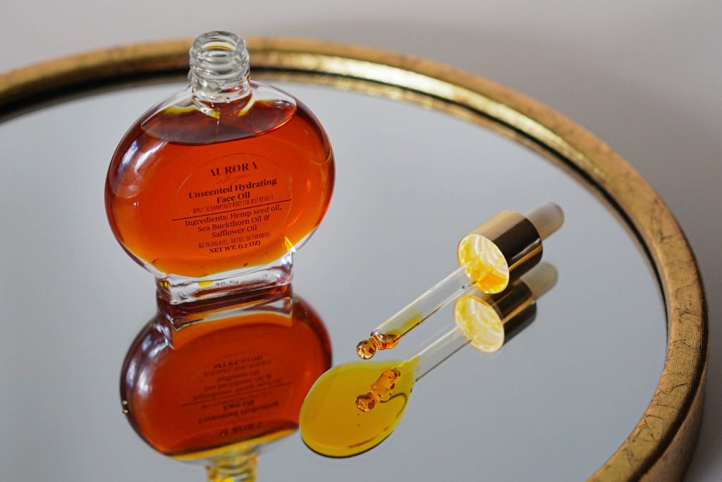 unscented Hydrating face oil all natural Aurora skyn